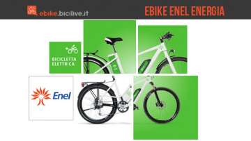 Immagine promozionale per le ebike di Enel Energia