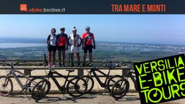 Tour in bici elettriche attraverso la Versilia