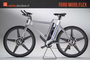 La bicicletta elettrica pieghevole MoDe:Flex della Ford