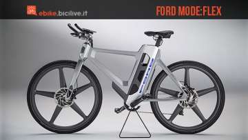 La bicicletta elettrica pieghevole MoDe:Flex della Ford