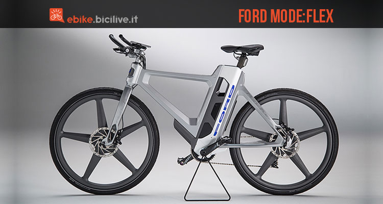 La bicicletta elettrica pieghevole MoDe:Flex della Ford