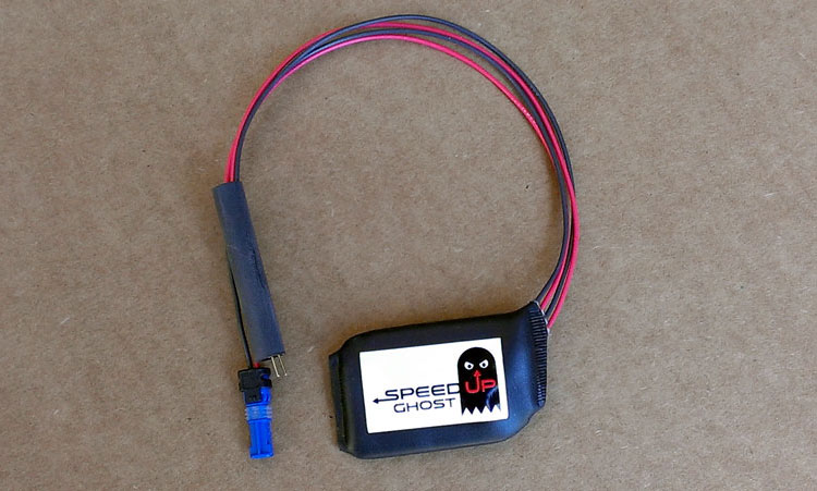 Una foto del kit SpeedUp Ghost che consente il tuning delle bici elettriche
