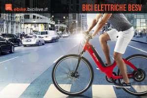 Una immagine promozionale per le bici elettriche BESV