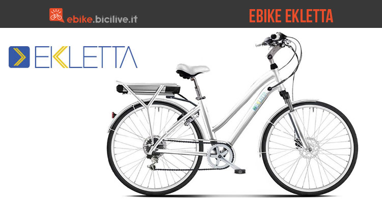 Una foto promozionale delle ebike Ekletta, bici elettriche da Mantova