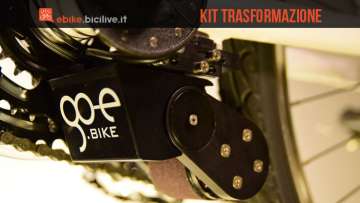 Una immagine promozionale del kit di trasformazione ebike go-e ONwheel
