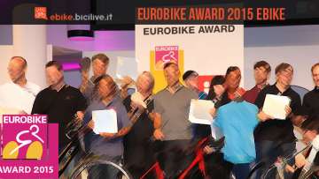 Una foto per gli Eurobike Award 2015 dedicati alle ebike