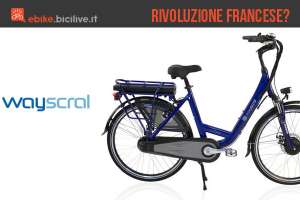 Una foto promozionale per le biciclette elettriche francesi Wayscral