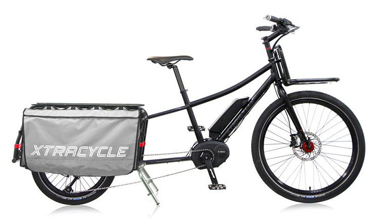 Una foto della bici elettrica longtail XtraCycle Edgerunner 10E