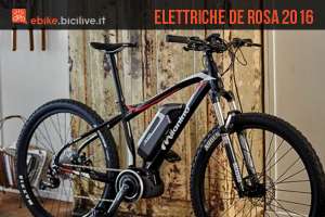 Una foto per le biciclette elettriche della serie 2016 Milanino di De Rosa