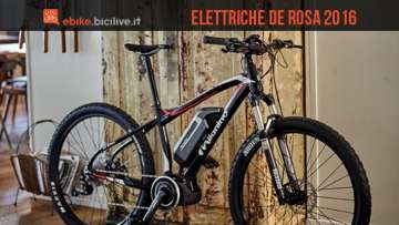 Una foto per le biciclette elettriche della serie 2016 Milanino di De Rosa