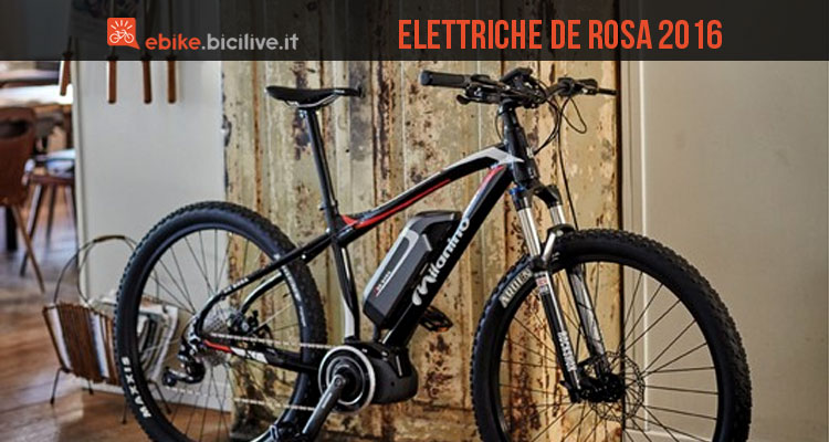 Una foto per le biciclette elettriche della serie 2016 Milanino di De Rosa