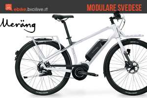 La bici elettrica svedese Walerang M01 con portapacchi