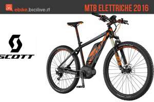 Mountain bike elettriche Scott 2016