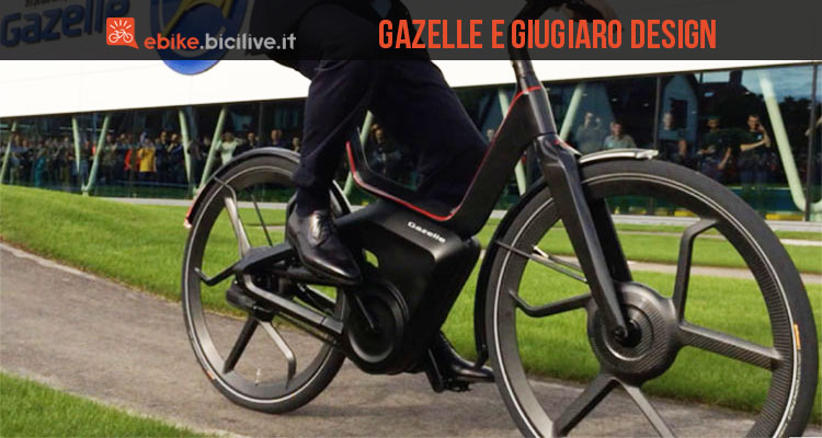 La bicicletta elettrica di Gazelle e Giugiaro Design