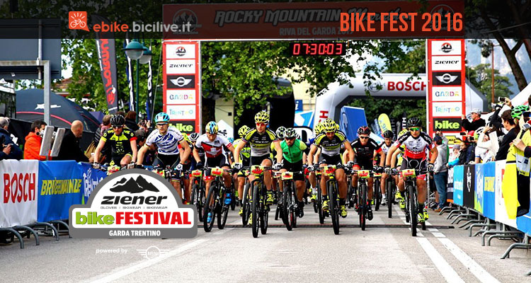 Tanti eventi per la bici elettrica al Ziener Bike Festival Garda Trentino 2016