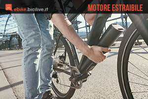 La bicicletta elettrica Fazua Evation con motore e batterie estraibili