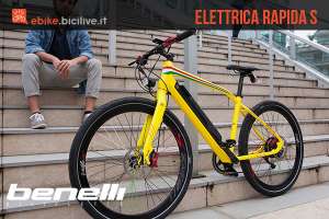 La bicicletta elettrica a pedalata assistita Benelli Rapida S