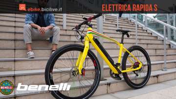 La bicicletta elettrica a pedalata assistita Benelli Rapida S