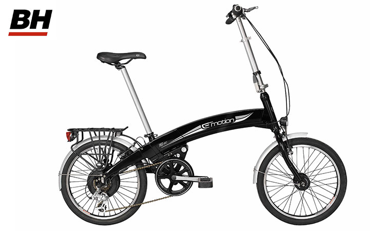 Una bicicletta elettrica pieghevole a pedalata assistita BH Evo Volt Lite