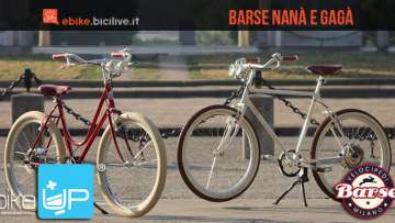 Le biciclette a pedalata assistita di Barse chiamate La Nanà e Il Gagà