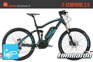La mountain bike full suspended elettrica Lombardo E-Sempione 2.0