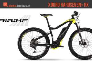 La mountain bike elettrica Haibike Xduro Hardseven+ RX