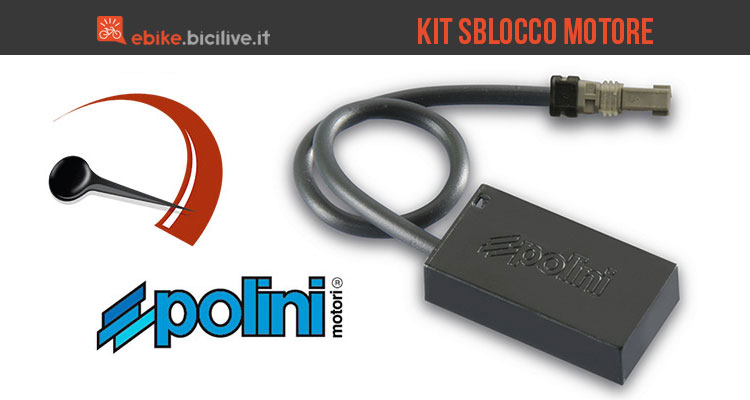 Kit Polini Hi Speed per sblocco motore bici elettriche a pedalata assistita