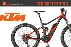 eMTB e bici elettriche KTM: catalogo e listino prezzi 2017