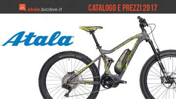 Bici elettriche a pedalata assistita Atala: catalogo e listino prezzi 2017