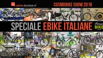 ebike e bici elettriche italiane presenti a cosmobike 2016