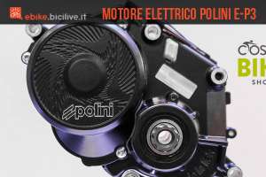 Motore elettrico per ebike Polini E P3, presentato a CosmoBike Show 2016