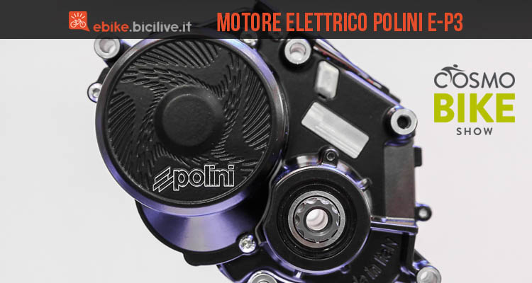 Motore elettrico per ebike Polini E P3, presentato a CosmoBike Show 2016
