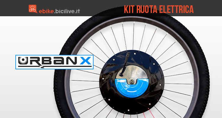 Kit conversione UrbanX: una ruota elettrica all-in-one