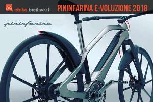 ebike di design pininfarina e-voluzione 2018