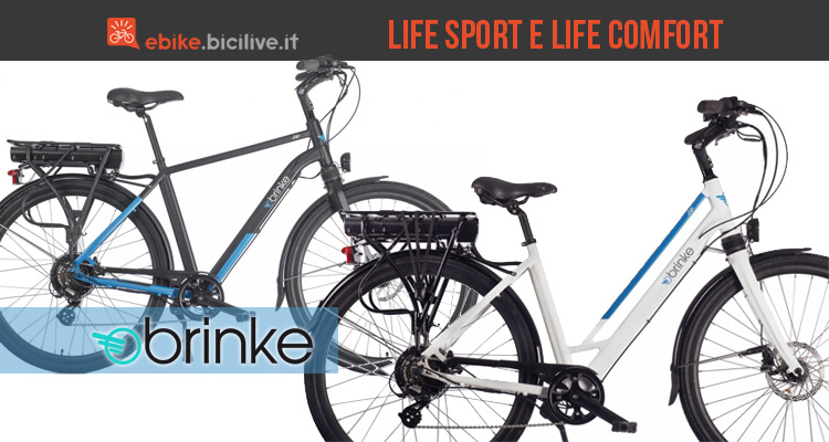 City ebike Brinke Life Sport e Life Comfort
