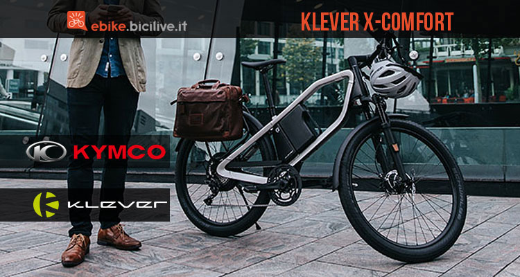 La ebike per la città Kymco Klever X-Comfort 2018