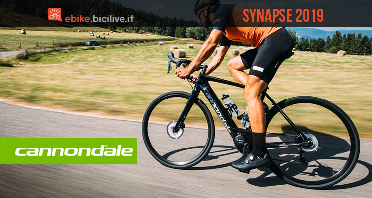 bici da corsa elettrica Cannondale Synapse 2019