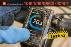 ciclista prova il nuovo Bosch Kiox