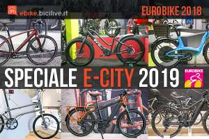 city bike elettriche viste a Eurobike