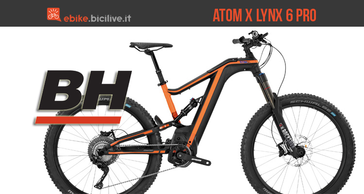 BH Atom X Lynx 6 Pro: mountain bike elettrica all mountain