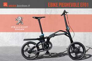 eF01, la prima e-bike pieghevole di Peugeot per un nuovo concetto di mobilità
