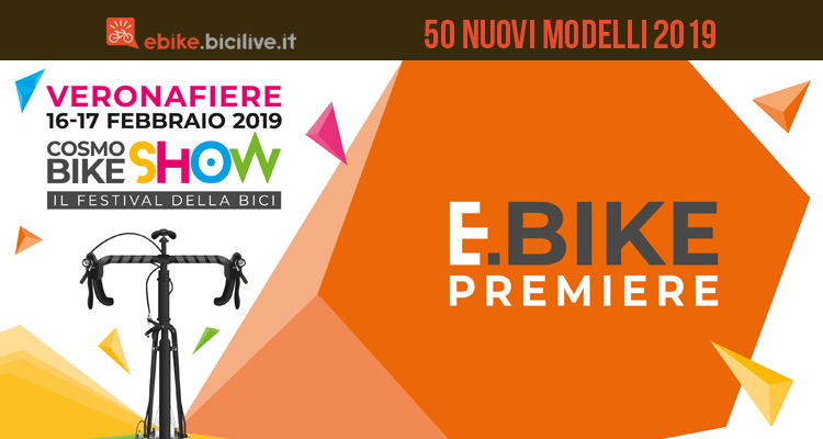Ebike Premiere 2019: 50 modelli in esposizione