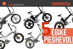 5 bici elettriche pieghevoli sotto i 1600 euro a confronto