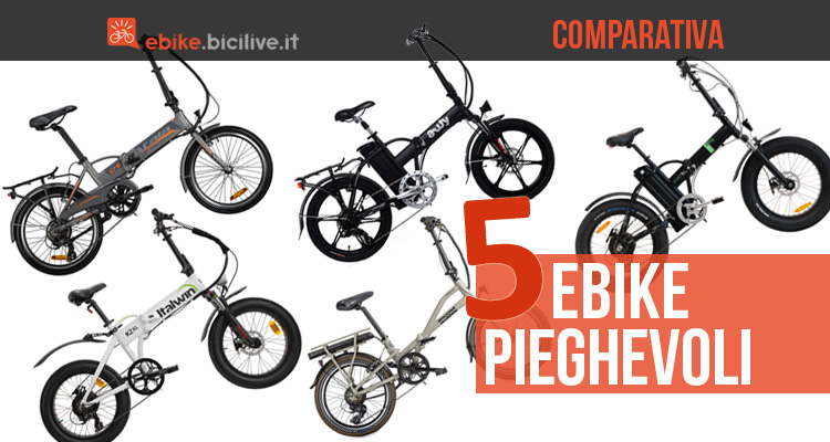 5 bici elettriche pieghevoli sotto i 1600 euro a confronto