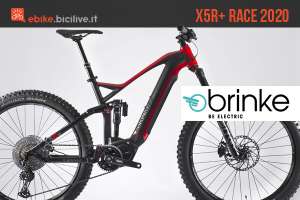 Mountain bike elettrica Brinke X5R+ Race 2020