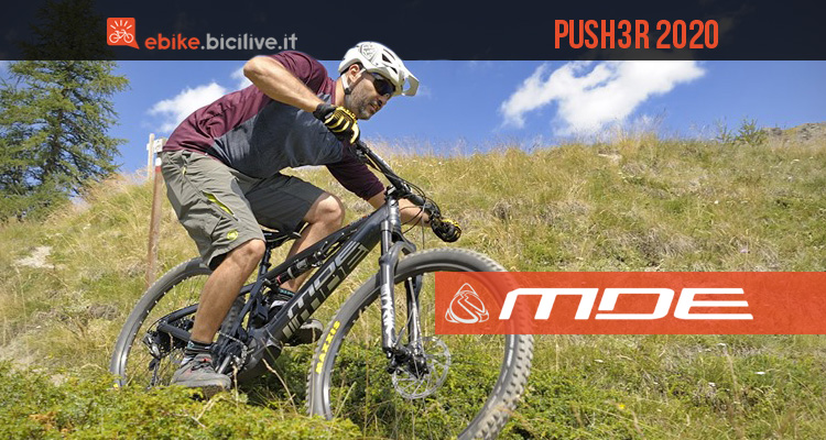 Push3R 2020, la prima e-bike full suspended di MDE