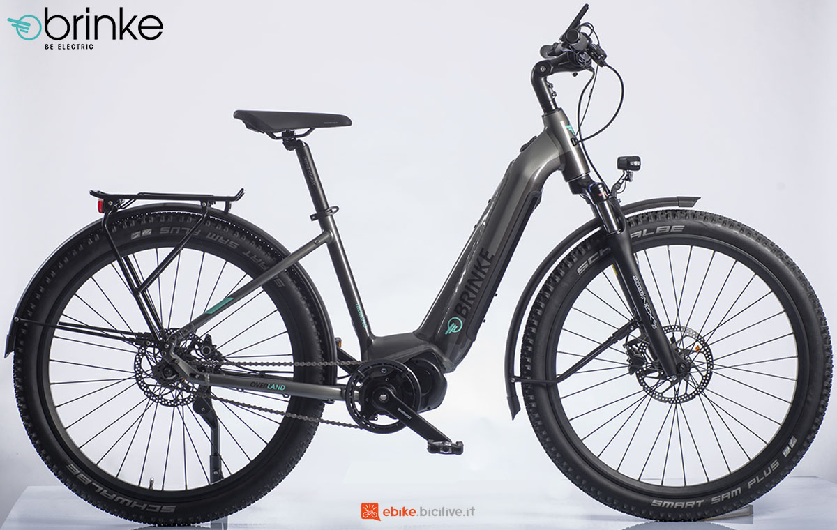 Una bici elettrica da trekking Brinke Overland Di2 Comfort gamma 2020