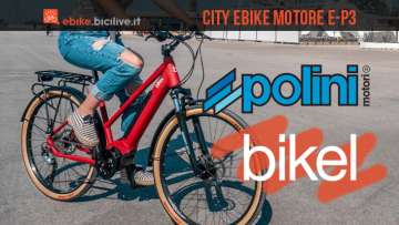 City e-bike Bikel 2020 con motori Polini E-P3
