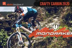 Mondraker Crafty Carbon 2020: e-MTB biammortizzata da enduro