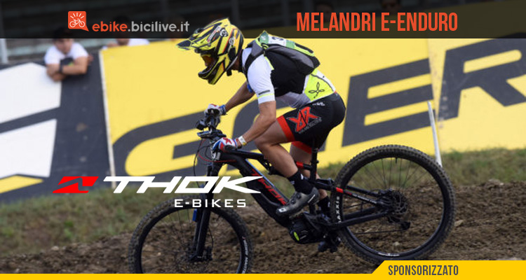 Thok E-bikes porta Marco Melandri all'e-Enduro 2020